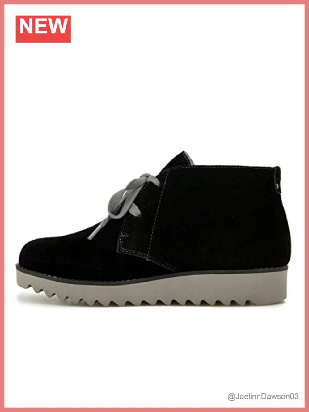 Suede Ankle Booties Lace-Up Wedge Boots Fall